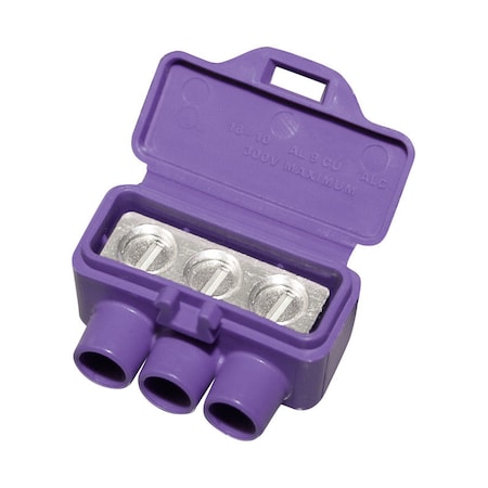 King King Innovation AlumiConn Aluminium Wire Aluminum to Copper Lug Purple 2 pk 95104